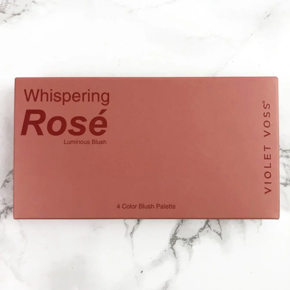 NIB Whispering Rosè Luminous Blush Palette - Violet Voss